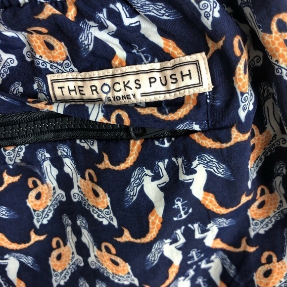 The Rocks Push Sydney Mermaids Board Swim Shorts Sz 36 - Picture 6 of 9